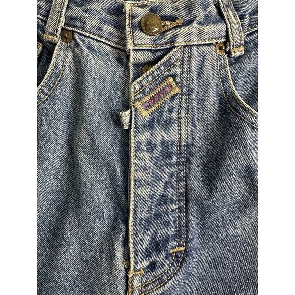 Vintage Lawman Jeans Size 7 27x32 Western Cowgirl Rodeo Button Fly Tapered Mom - Picture 5 of 15